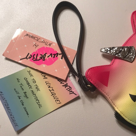 🌿 NWT Betsey Johnson • Wristlet Caticorn - Picture 4 of 9